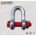 Hardware Hot Sale US Type Screw Pin Anchor D Shackles